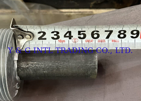 Tùy chỉnh Beveled End Fin Tube Fin Thickness 0.3mm 1mm