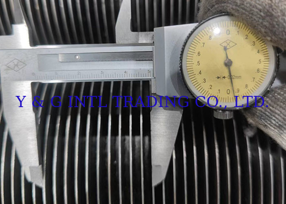 HF Round Fin Tube With Flared End Treatment Bạc / Đen thép không gỉ Stud Dia 12.7mm/15.88mm