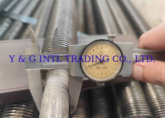 Bụt tròn có vây ống thép không gỉ kết thúc 12.7mm / 15.88mm