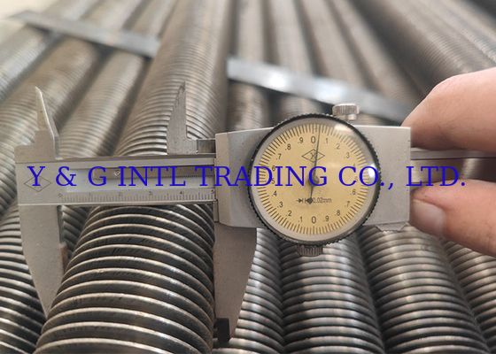 Industrial Carbon Steel Fin Stud Dia 12,7mm Silver Carbon Steel Heat Transfer Tube