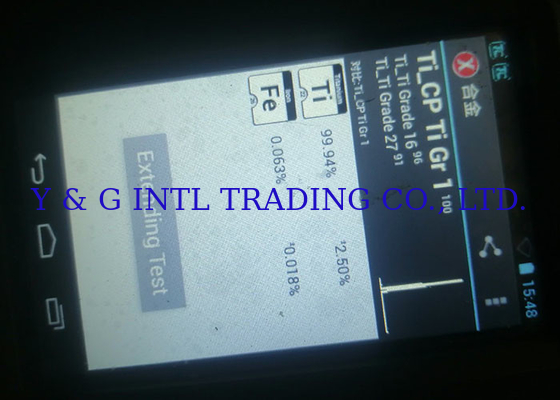 ASTM B338 ống titan không may tiêu chuẩn với 0,1% tạp chất