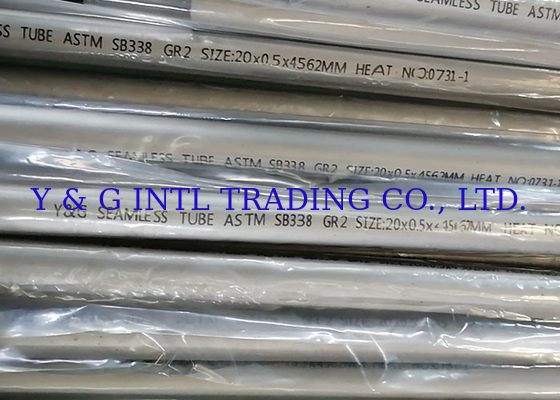 Gr1 Gr3 Titanium Alloy Tubing / Titanium Tube Alloys Wisent076 Chất tinh khiết ống thẳng hàn liền mạch
