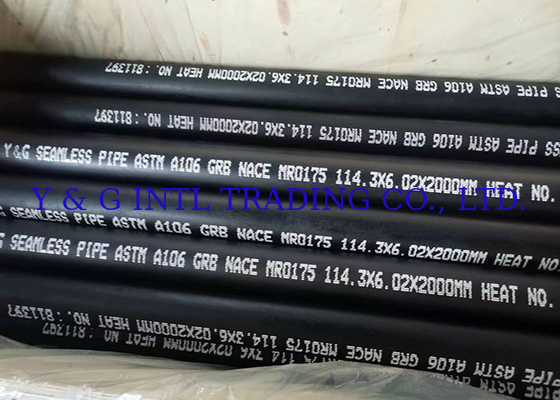 Bụi ống thép carbon với đầu có sợi trong ASTM A53 ASTM A106