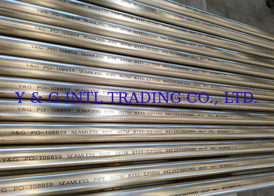 ASTM B75 tiêu chuẩn đồng hợp kim ống cán lạnh tùy chỉnh