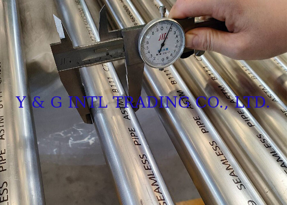 Bơm đồng hợp kim cuộn lạnh liền mạch được chỉnh sửa bề mặt đánh bóng